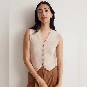 Madewell Knit Sweater Tank Vest NWT - S
